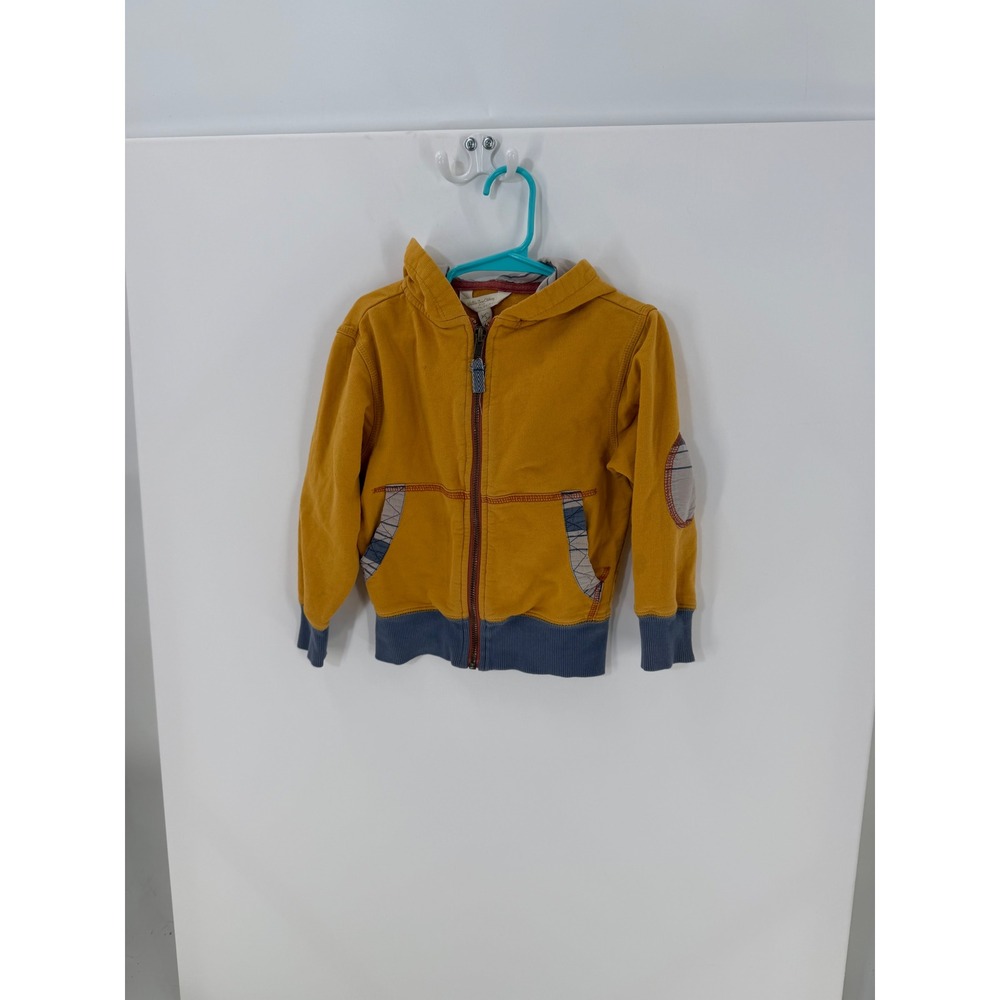 Matilda Jane Joanna Gaines Kids Mustard Yellow Zip Up Hoodie Sweatshirt Size 2/4